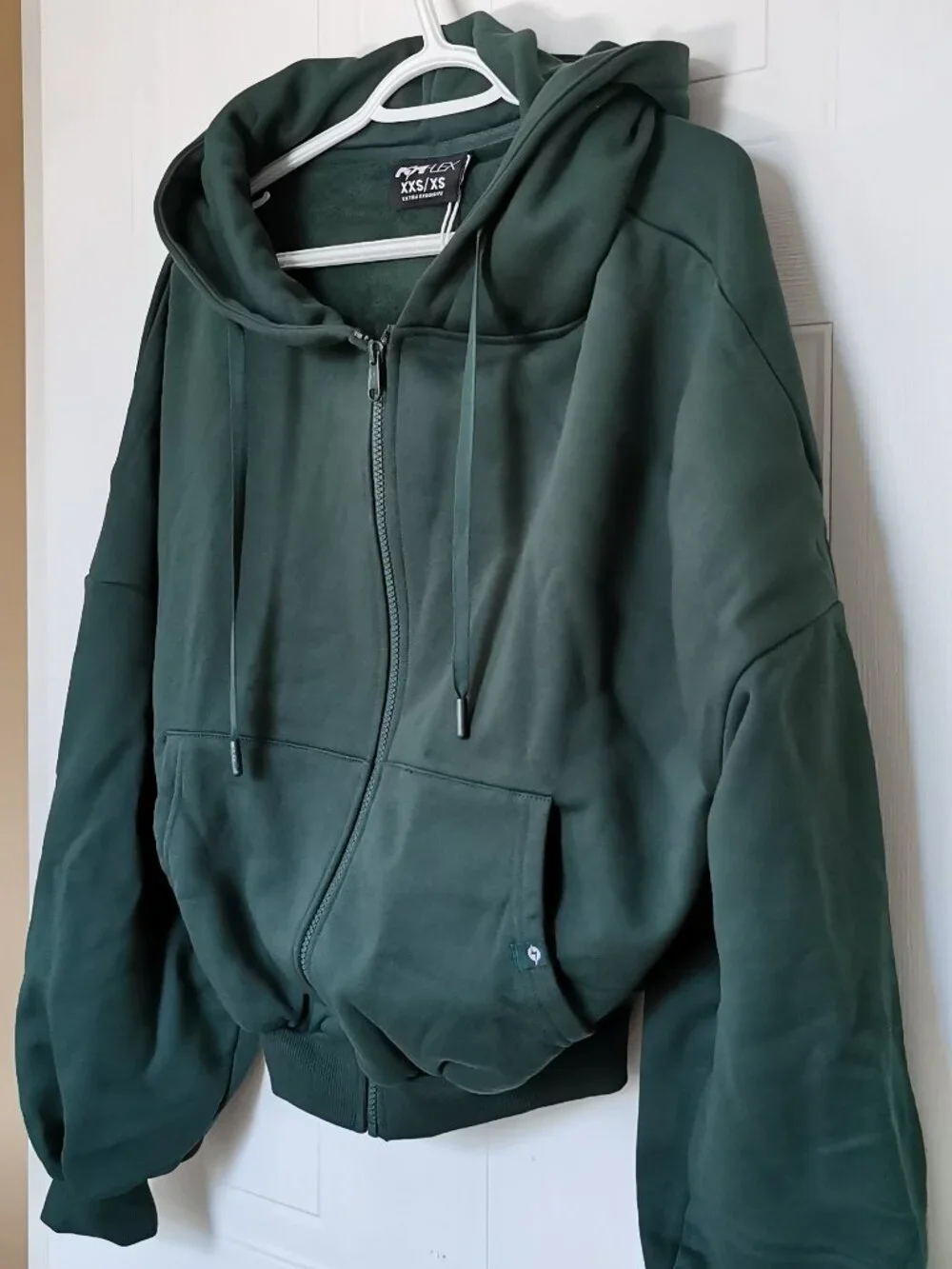 Zip Cloud Hoodie in Game Time Green - Picture 6 of 7